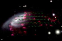 JO206 la galassia medusa dai tentacoli magnetici