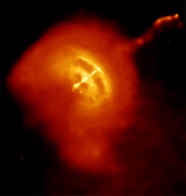 Una pulsar ultra veloce sfreccia nello spazio
