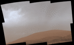 Le nuvole di Marte riprese dal Rover Curiosity