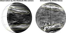 Le zebre di Venere uno studio sulle strutture atmosferiche del pianeta