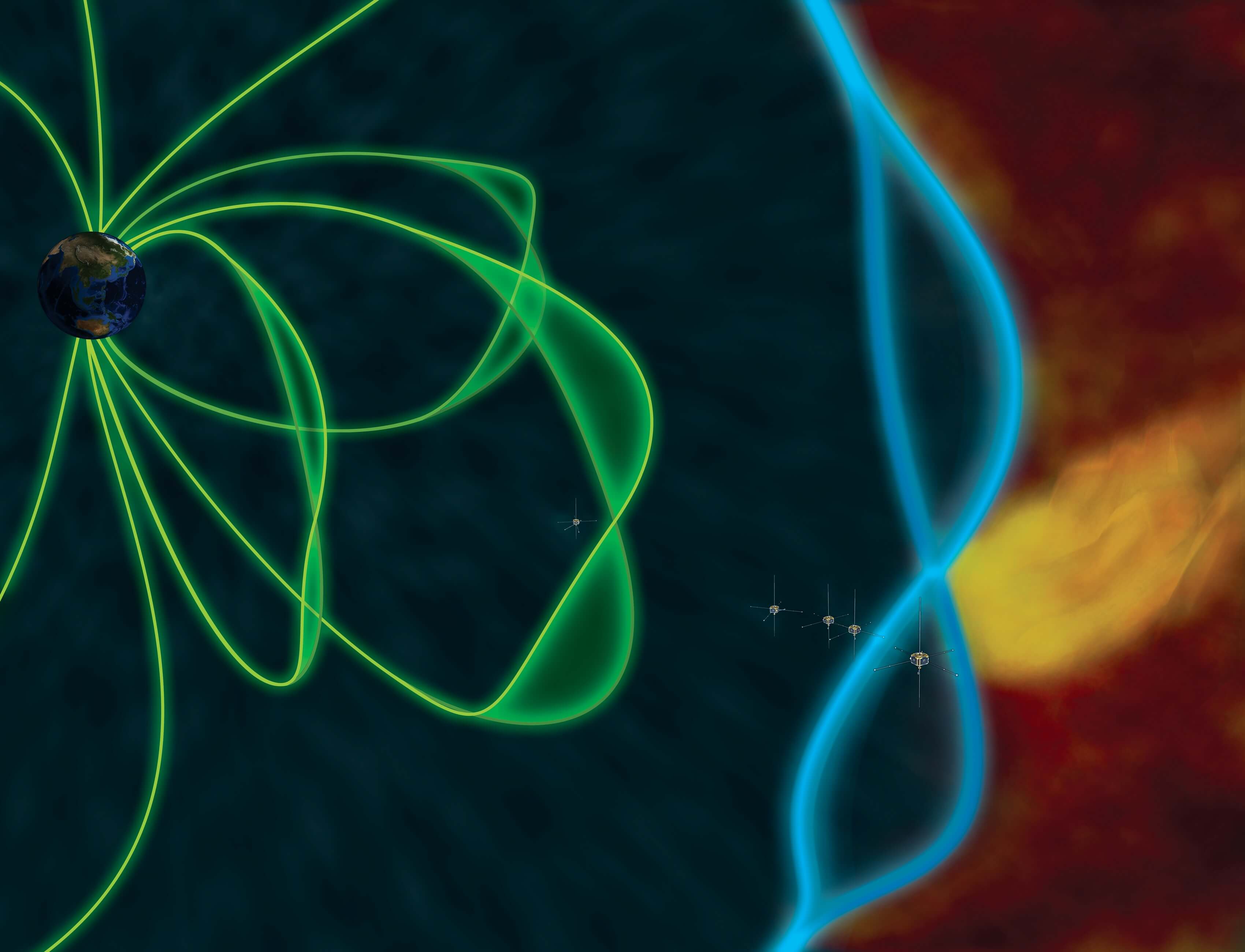 Il campo magnetico della Terra vibra come un tamburo